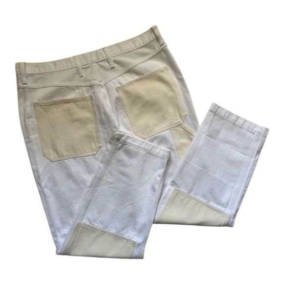 Madewell The Perfect Vintage Straight Jean Plus Size 33 Two Tone Cargo - Picture 4 of 8